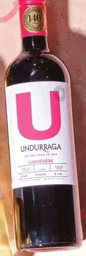 Allerhande Undurraga Carménère aanbieding
