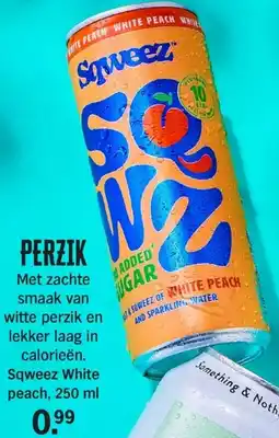 Allerhande Sqweez White peach aanbieding