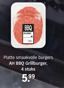 Allerhande AH BBQ Grillburger aanbieding
