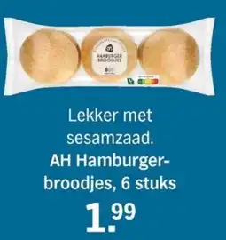 Allerhande AH Hamburger broodjes aanbieding