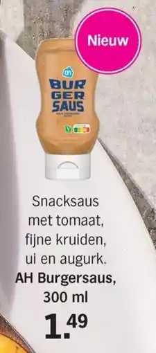 Allerhande AH Burgersaus aanbieding