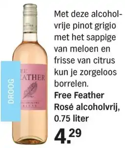 Allerhande Free Feather Rosé alcoholvrij aanbieding