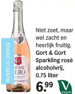 Allerhande Gort & Gort Sparkling rosé alcoholvrij aanbieding