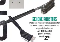 Allerhande AH BBQ borstel groot of klein, aanbieding