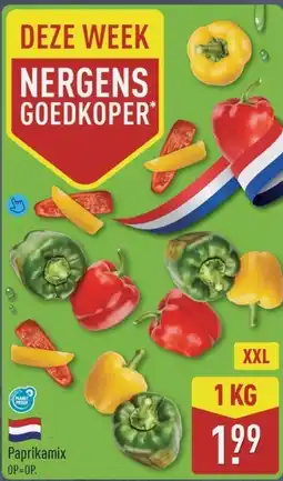 ALDI Paprikamix aanbieding