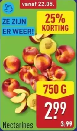 ALDI Nectarines aanbieding