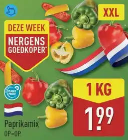 ALDI Paprikamix aanbieding