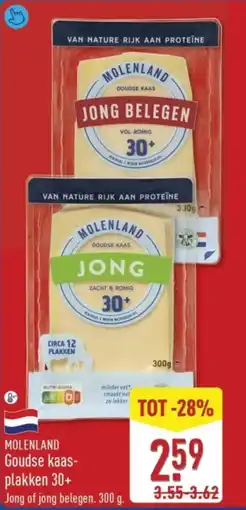 ALDI Molenland Goudse kaas plakken 30+ aanbieding