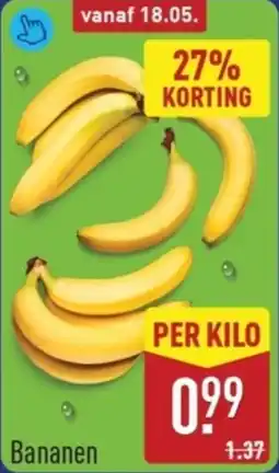ALDI Bananen aanbieding