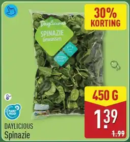 ALDI Daylicious Spinazie aanbieding