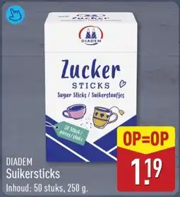 ALDI Diadem Suikersticks aanbieding