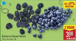 ALDI Bramen en blauwe bessen aanbieding