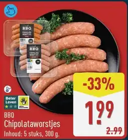 ALDI BBQ Chipolataworstjes aanbieding