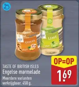 ALDI Taste of British Isles Engelse marmelade aanbieding