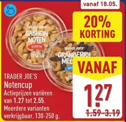 ALDI Trader joe's Notencup aanbieding