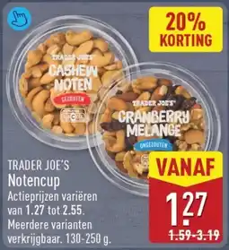 ALDI Trader joe's Notencup aanbieding