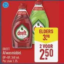 ALDI Dreft Afwasmiddel aanbieding