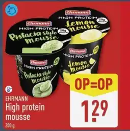 ALDI Ehrmann High protein mousse aanbieding
