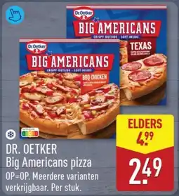 ALDI Dr. Oetker Big Americans pizza aanbieding