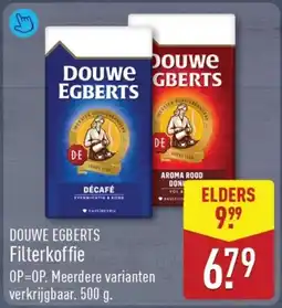 ALDI Douwe Egberts Filterkoffie aanbieding
