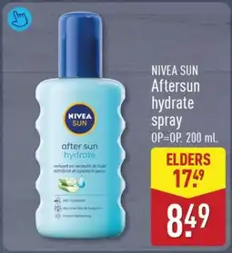 ALDI NIVEA SUN Aftersun hydrate spray aanbieding