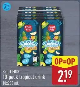 ALDI Fruit Fris tropical drink aanbieding