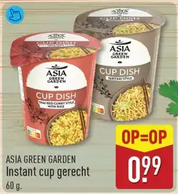 ALDI Asia green garden Instant cup gerecht aanbieding