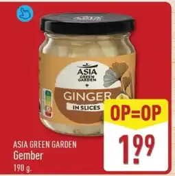 ALDI Asia green garden Gember aanbieding
