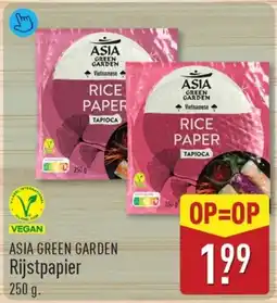 ALDI Asia green garden Rijstpapier aanbieding