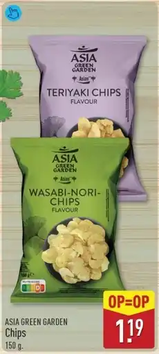 ALDI Asia Green Garden Chips aanbieding