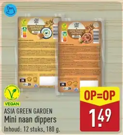 ALDI Asia green garden Mini naan dippers aanbieding