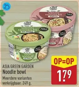 ALDI Asia green garden Noodle bowl aanbieding