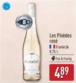 ALDI Les Pinèdes rosé aanbieding