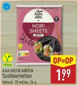 ALDI Asia green garden Sushinorivellen aanbieding