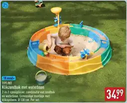 ALDI Toylino Klikzandbak met waterbaan aanbieding