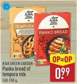 ALDI Asia green garden Panko bread of tempura mix aanbieding