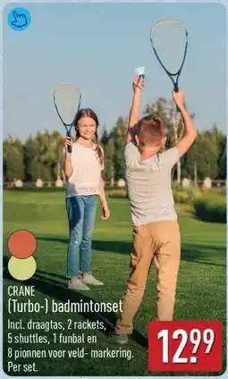 ALDI Crane Turbo badmintonset aanbieding