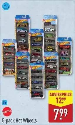 ALDI 5-pack Hot Wheels aanbieding