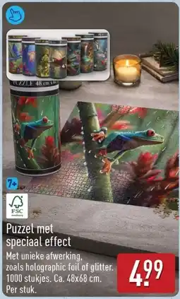 ALDI Puzzel met speciaal effect aanbieding