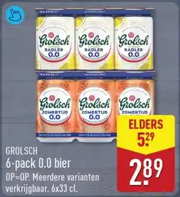 ALDI Grolsch 6-pack 0.0 bier aanbieding