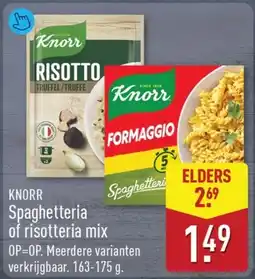 ALDI Knorr Spaghetteria of risotteria mix aanbieding