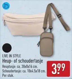 ALDI Live in style Heup of schoudertasje aanbieding