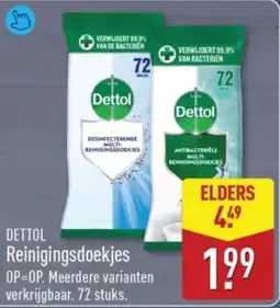 ALDI Dettol Reinigingsdoekjes aanbieding