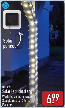 ALDI Belavi Solar ledlichtslang aanbieding