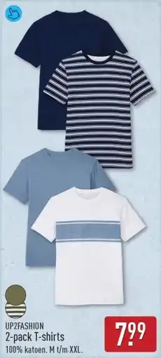 ALDI Up2fashion 2-pack T-shirts aanbieding