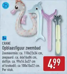 ALDI Crane Opblaasfiguur zwembad aanbieding