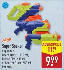 ALDI Nerf Super Soaker aanbieding