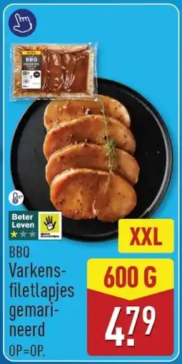 ALDI Bbq Varkens filetlapjes gemarineerd aanbieding