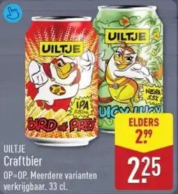 ALDI Uiltje Craftbier aanbieding