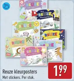 ALDI Reuze kleurposters aanbieding